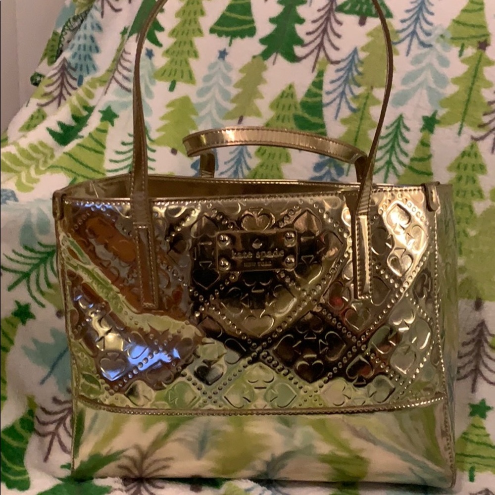 Kate spade gold bag